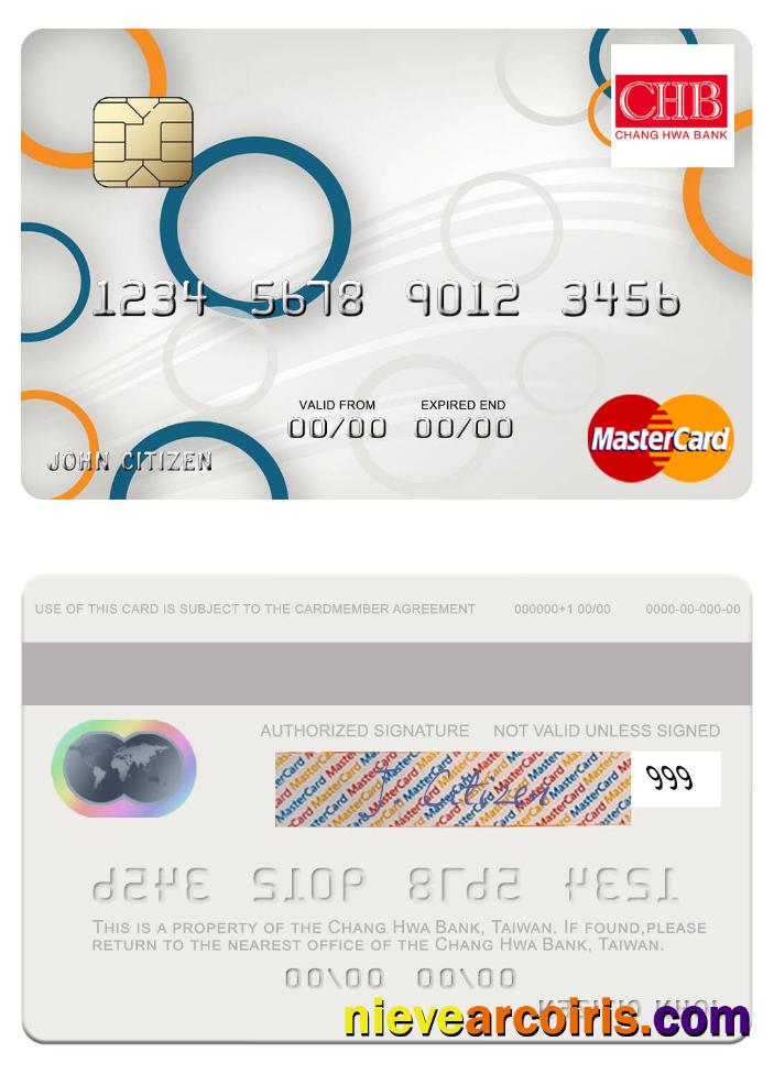 Taiwan Chang Hwa Bank mastercard 